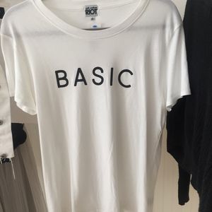 SUB URBAN RIOT BASIC WHITE T-SHIRT NEW Sz MED